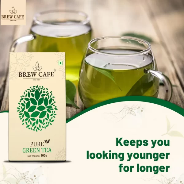 Brew Cafe Pure green tea benefits