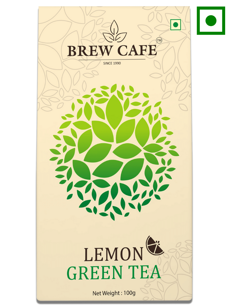 Lemon green tea packet